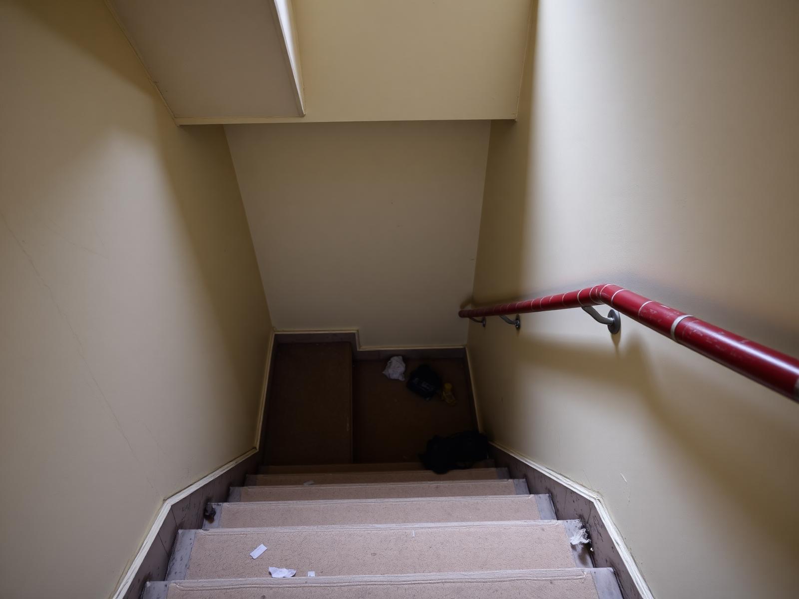 Communal Stairwell — before